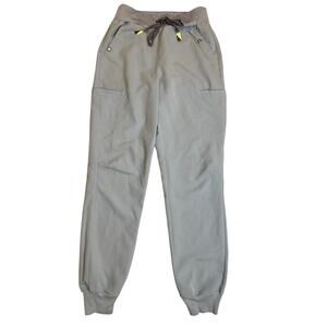Figs Clara Jogger Scrub Pants DUSTY BLUE XS